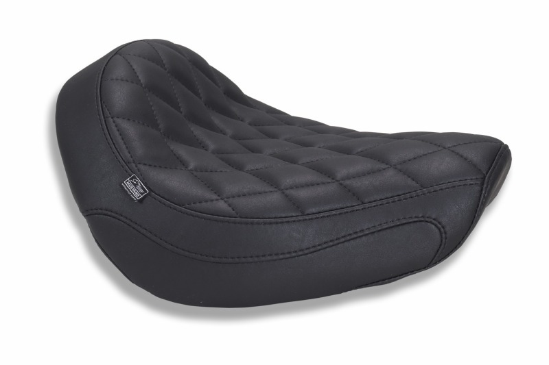 Honda Rebel 500 Solo Motorcycle Seat - Mustang Motorcycle - Tripper Solo Diamond - Black - `17-`25